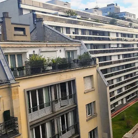 Warm Bright Flat On Roofs Of Paris, Eiffel Tower Appartement *